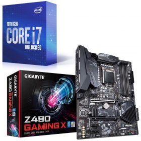 504&euro; le KIT EVOLUTION : INTEL  i7-10700K + Gigabyte Z490 GAMING X (-11%)