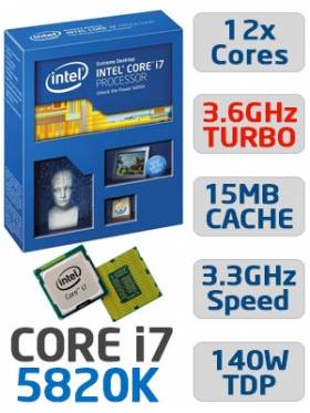 Processeur Intel Core i7 5820K à 359€ chez 3 marchands