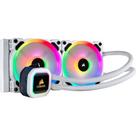 TopAchat : 139,99&euro; le Watercooling AIO Corsair H100i RGB White 240 mm (ODR)