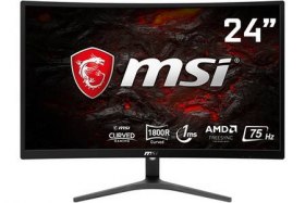&Eacute;cran PC incurv&eacute; MSI Optix G241VC (75 Hz / 1 ms / FreeSync - Adaptive Sync) &agrave; 129,99&euro;