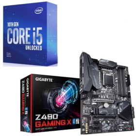 375&euro; le Kit &eacute;volution Processeur Intel Core i5 10600KF + Carte M&egrave;re Gigabyte Z490 Gaming X