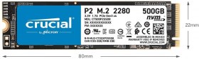 Le SSD NVMe Crucial P2 1To &agrave; 94&euro; chez Amazon