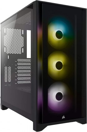 Bo&icirc;tier ATX Moyen Tour en Verre Tremp&eacute; Corsair iCUE 4000X &agrave; 112,89&euro;