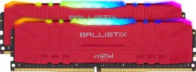 Crucial Ballistix BL2K16G32C16U4RL RGB, 3200 MHz, DDR4, DRAM, 32Go (16Go x2), CL16 à 119.99€