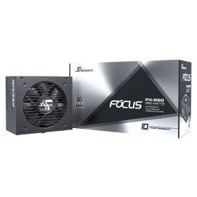Bloc d'alimentation PC  Seasonic - Focus PX 550 550W - 80 Plus Platinum &agrave; 79,90&euro; au lieu de 134,99&euro;