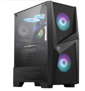 54,99&euro; le boitier PC MSI MAG FORGE 100R Black (Verre tremp&eacute; / ATX)