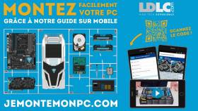 LDLC propose un guide mobile pour le montage PC