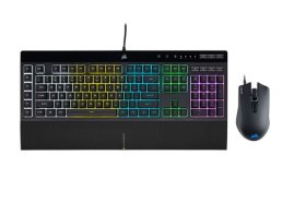 Le Pack Gaming Clavier filaire Corsair K55 Black Souris Gaming filaire Corsair Harpoon RVB Black &agrave; 59.99&euro;