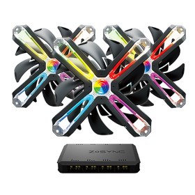 Les ventilateurs Zalman ZM-SF120A RGB (Par 3) &agrave; 5.40&euro;