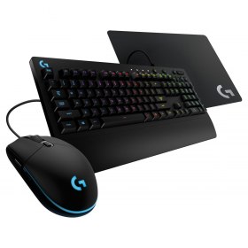 SOLDE Auchan: 83.99&euro; le pack Logitech Souris G203 + Clavier G213 + Tapis de souris G240