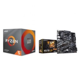Bon plan RDC : 291,31€  le Pack Processeur AMD Ryzen 5 3600X Wraith Spire Edition + Carte mère Gygabite X570 UD
