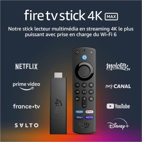 Amazon : 43% de réduction sur le Fire TV Stick 4K Max (36.99€)