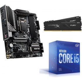 297&euro; le Kit Evo (Intel i5-10400F + MSI B460 Mortar + 16Go Hyper X Fury)  (via ODR de 50&euro;)