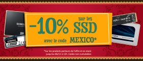 10% de r&eacute;duction sur les SSD chez TopAchat