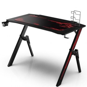 -33% sur le Bureau Gaming Alpha Omega Players Noir et Rouge (99&euro; au lieu de 149&euro;)