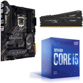 Kit &eacute;vo Core i5-10400F + ASUS TUF GAMING B460-PLUS + 16 Go &agrave; 322,99&euro;