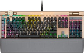 Cdiscount : -32% sur le clavier haut de gamme Corsair K100 RGB Optique-M&eacute;canique - Couleur OR