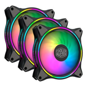 Amazon : 46,73&euro; le Pack de 3 ventilateurs Cooler Master MasterFan MF120 Halo ARGB