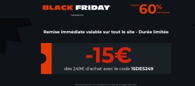 Cdiscount : 15&euro; de remise d&egrave;s 249&euro; d'achat - Quantit&eacute; limit&eacute;