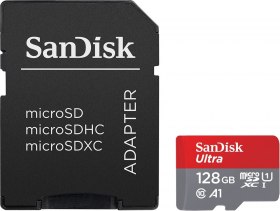 Une carte MicroSDHC San Disk 128 go à seulement 18.69€